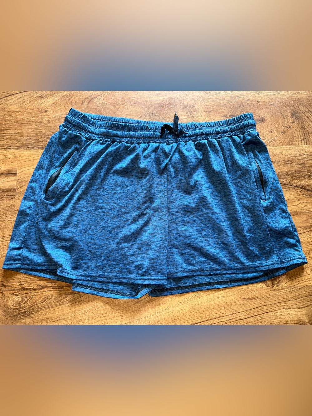 Real Essentials Blue Workout shorts XL women’s